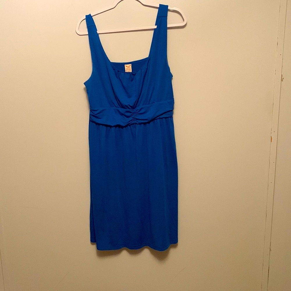 Blue dress you can dress up or down . 💙